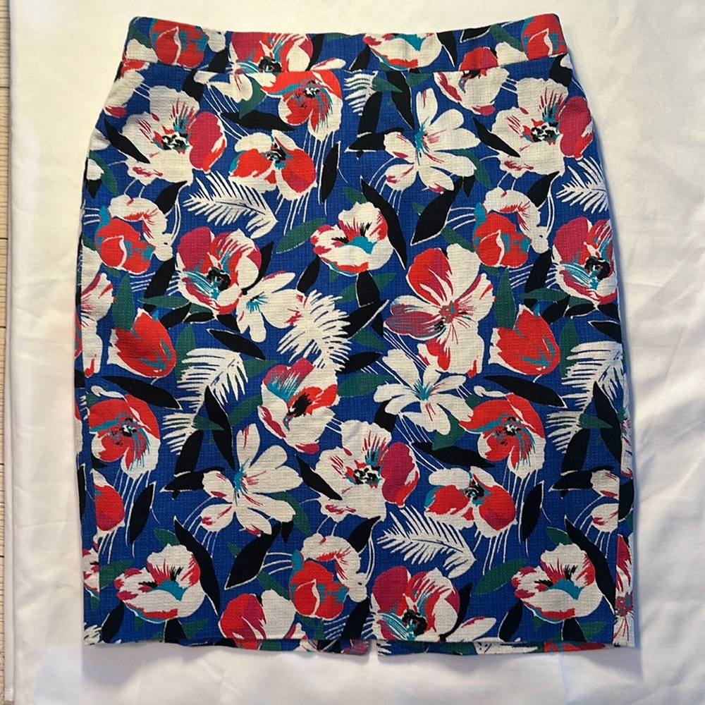 J. Crew Factory Floral Pencil Skirt!